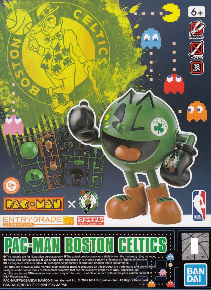 1063215 BANDAI SPIRITS ENTRY GRADE PAC-MAN BOSTON CELTICS