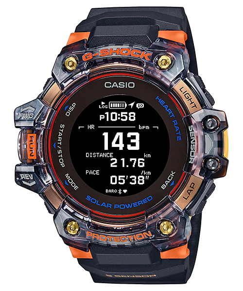 Casio G-Shock Bluetooth® (เพื่อการออกำลังกาย นับก้าวได้) รุ่น GBD-H1000-1A4