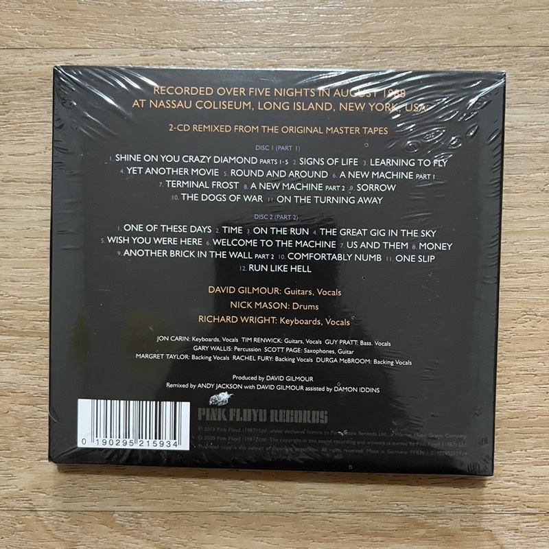 CD ซีดีเพลง Pink Floyd – Delicate Sound Of Thunder (แผ่นแท้ ใหม่ ซีล)