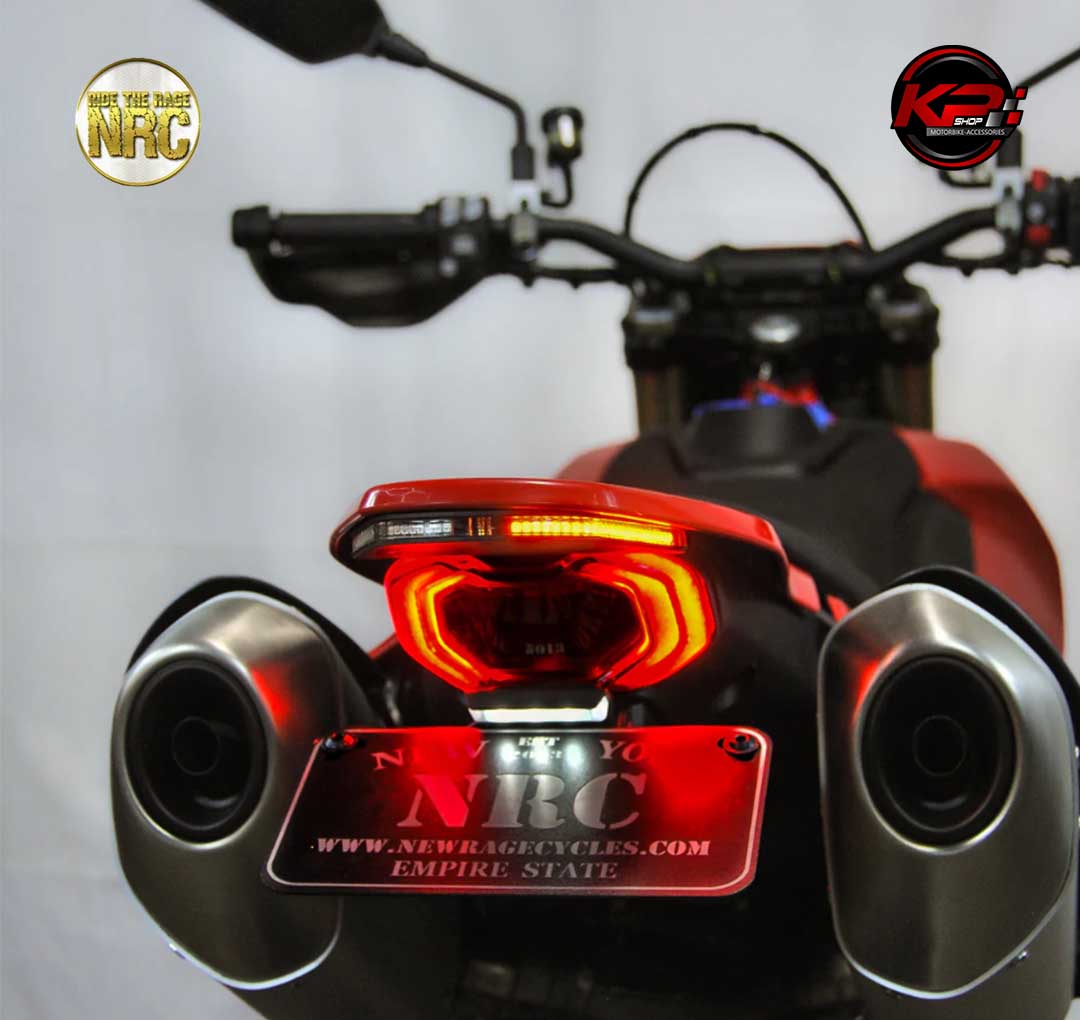 ท้ายสั้น พร้อมไฟท้าย เลี้ยว เบรค NRC FOR DUCATI HYPERMOTARD 689