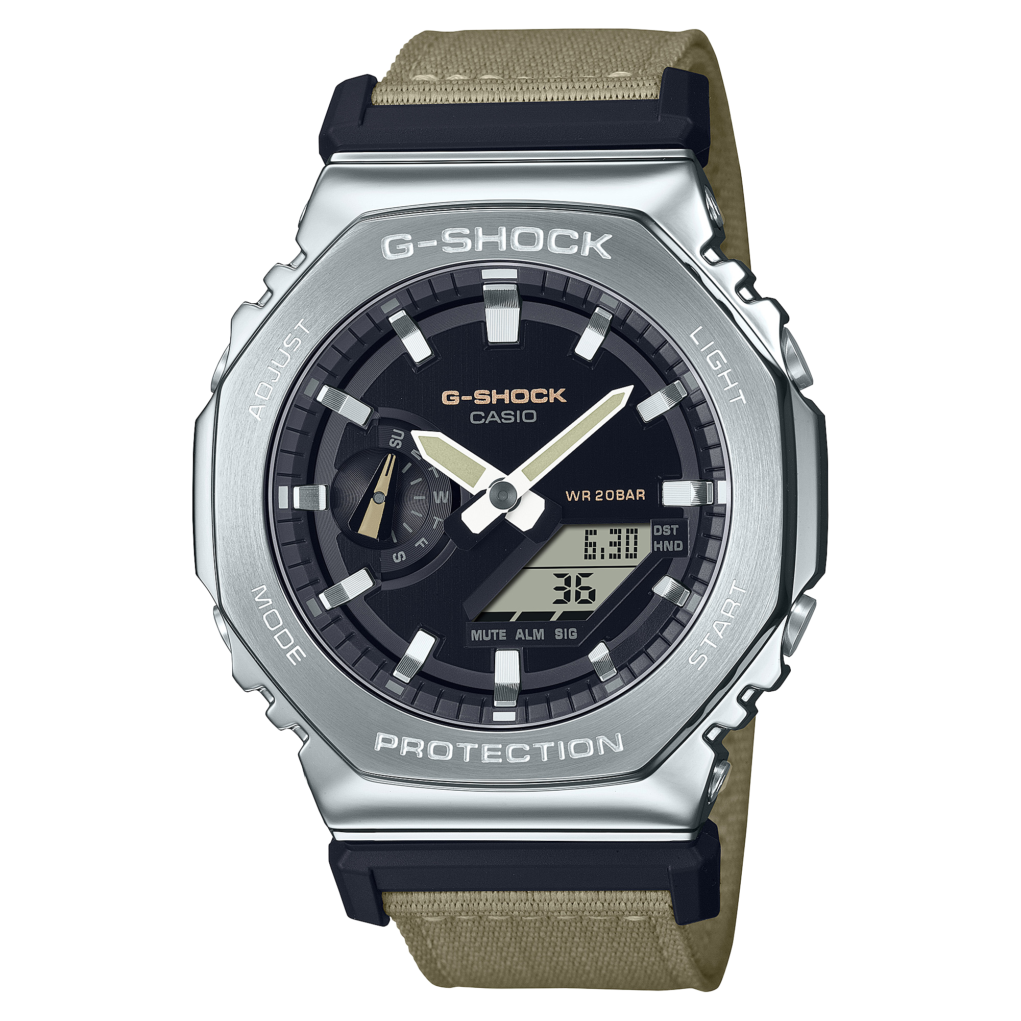 GM-2100C-5A | อะนาล็อก-ดิจิตอลมาตรฐาน | ซีรีส์ 2100 | G-SHOCK | นาฬิกา | CASIO