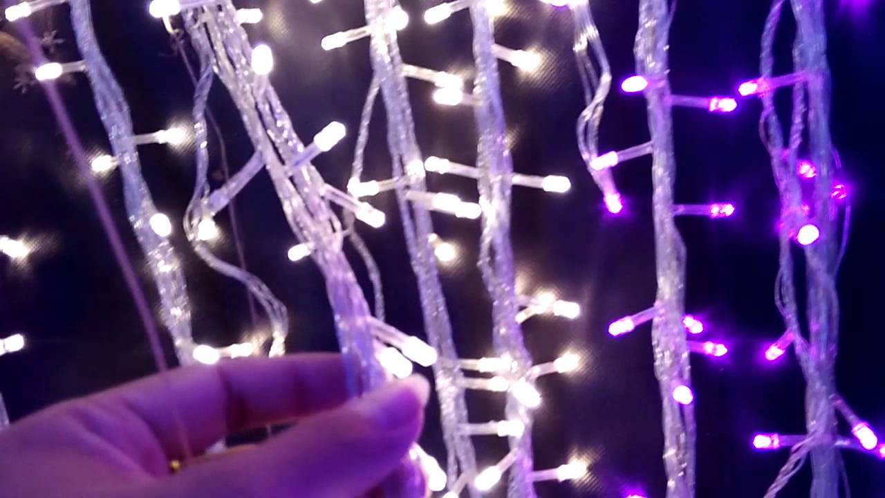 ไฟledคลิสมาส เส้นยาว100เมตร แบบกระพริบ แสงwhite แสงwarm แสงRGB