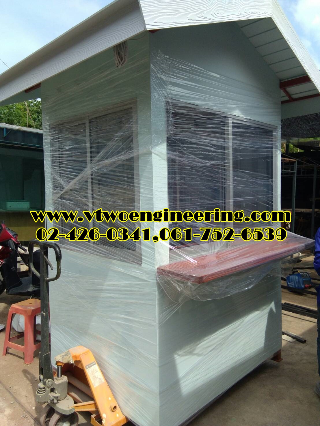 ป้อมยามสำเร็จรูป ป้อมยาม ตู้ยาม ป้อมรปภ. VT00033