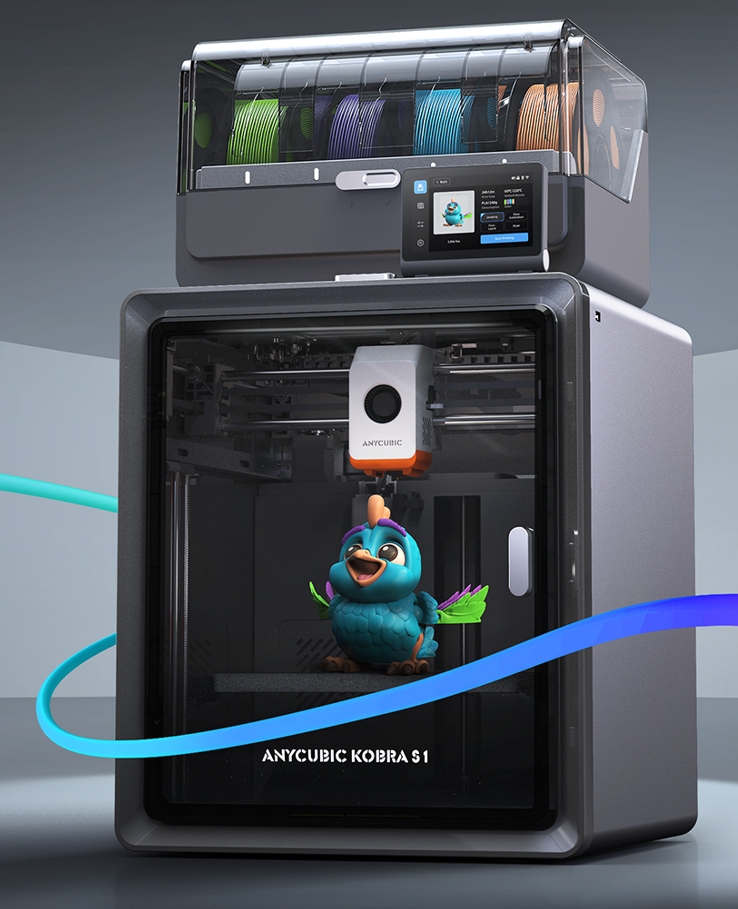 เครื่องพิมพ์ 3 มิติ (3D Printer) Anycubic Kobra S1 combo S1C by In2Real3d