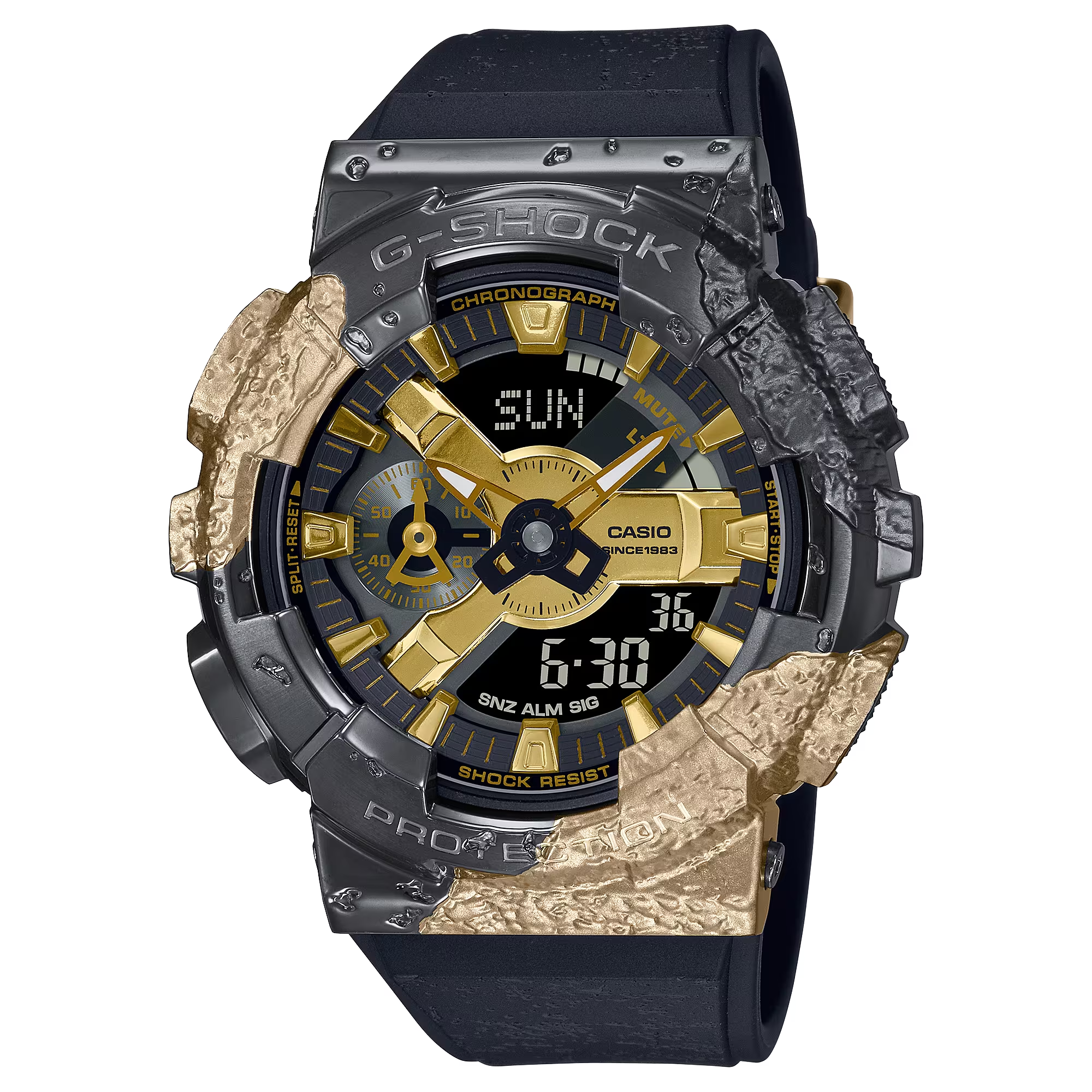 GM-114GEM-1A9 | รุ่นลิมิเต็ด | อะนาล็อก-ดิจิตอล | ซีรีส์ 110 | G-SHOCK | นาฬิกา | CASIO (G-SHOCK ฉลองครบรอบ 40 ปี ซีรีส์ Adventure's Stone)