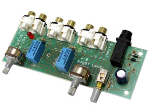 PK-1042วงจรเทียบเครื่องเสียงแบบปรับระดับสัญญานได้ ชุดลงปริ้นท์แล้ว