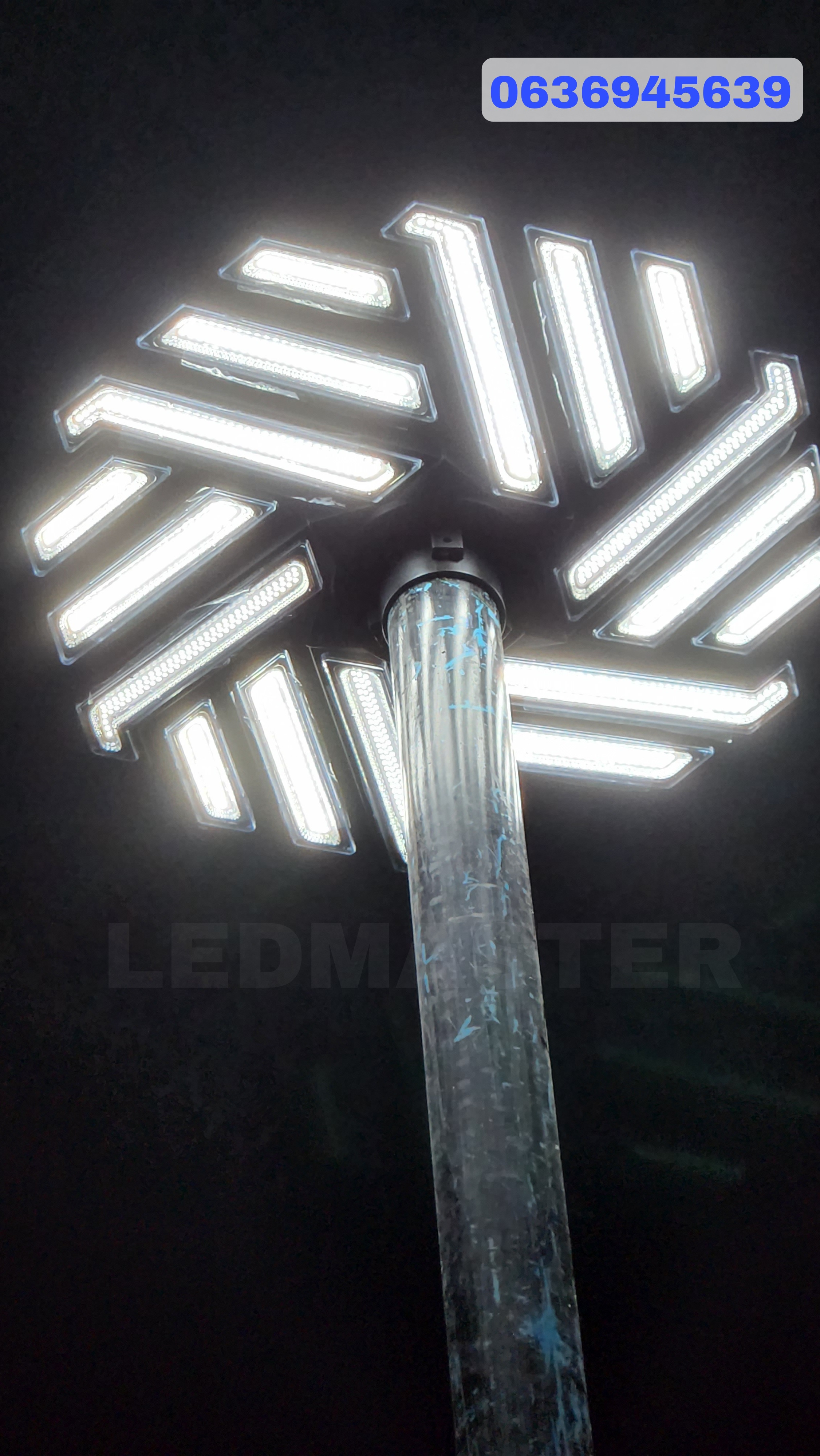 โคมไฟ UFO โซล่าเซลล์ รุ่นโมเดริ์น 3D ◾️ขนาด 61 CM ตั้งค่าได้ 4 ระบบ ไฟสปอร์ตไลท์โซล่าเซลล์ ไฟทางโซล่า