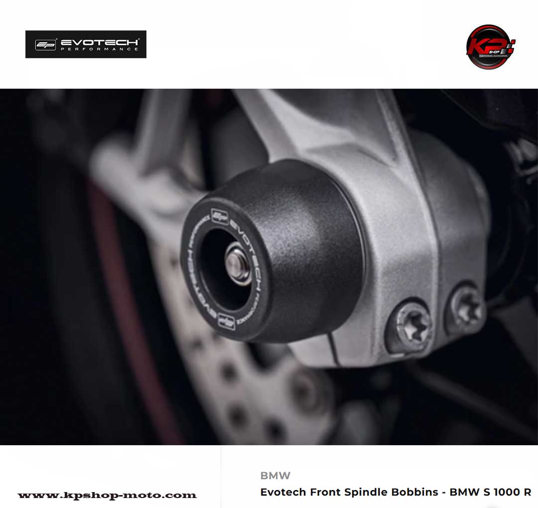 กันล้มหน้า Evotech Front Spindle Bobbins - BMW S 1000 R