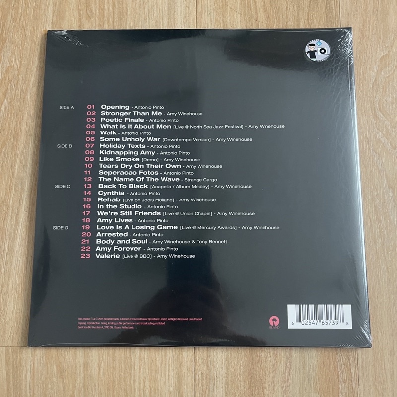 แผ่นเสียง Amy Winehouse, Antonio Pinto – Amy (The Original Soundtrack) 2 x Vinyl แผ่นเสียงมือหนึ่ง ซีล