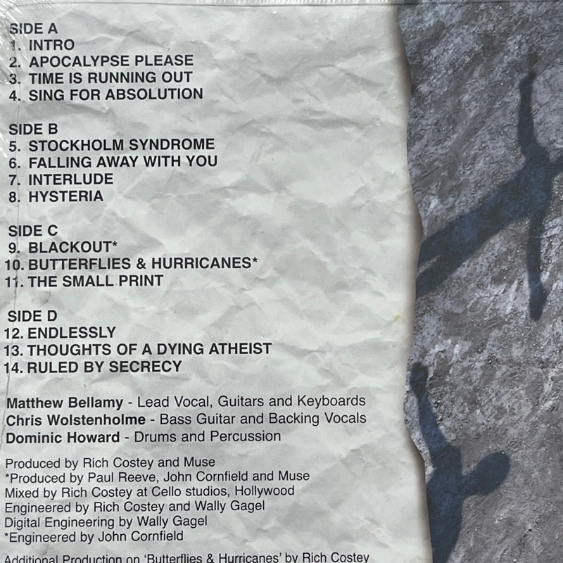 แผ่นเสียง Muse - Absolution , 2 x Vinyl, LP, Album, Reissue, Repress ,มือหนึ่ง ซีล