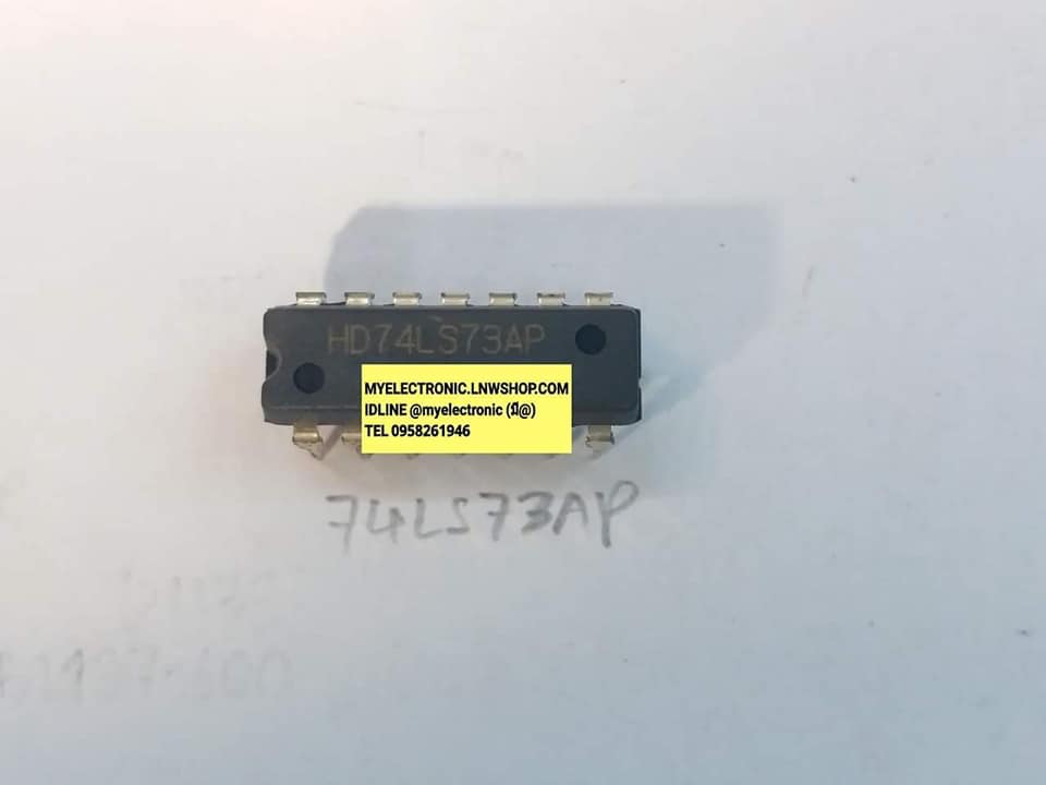 HD74LS73APตัวถังDIP14ขายี่ห้อRENASISไอซี74LS73ราคาตัวละ