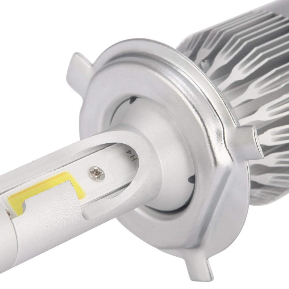 [ เเพ็ค 2 ชิ้น ] สว่างสุดๆ led head light car led headlight bulb C6 H4 26W 12V - 24V 6000K ไฟหน้ารถ เเสงขาว ไฟสปอร์ตไลท์รถยนต์ ไฟรถส่องสว่าง (ใช้ได้ทั้ง 12V เเละ 24V ) led headlamp มีประกัน 1 ปี จำนวน 2 ชิ้น เเท้ 100%