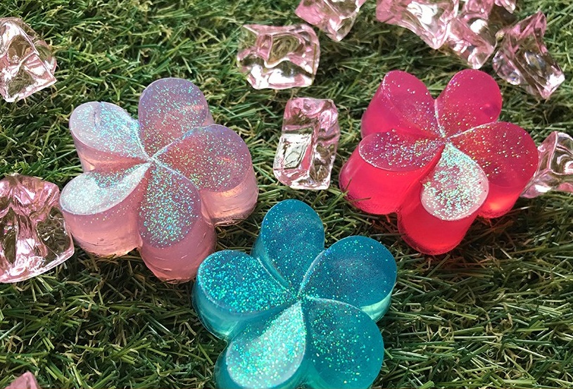 ผงกลิตเตอร์ ผงกากเพชร สีน้ำตาล ขนาด50กรัม