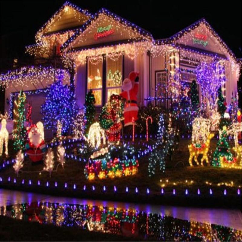 ราคาส่ง ไฟคริสมาส ไฟประดับ เเสงสลับสี RGB ยาวพิเศษ 100 เมตร 1000LED ไฟตกแต่งห้อง อาคารบ้านเรือน โรงแรม รีสอร์ท สวน ต้นไม้ รุ่น เเสง warmwhite เเบบไฟกระพริบ จำนวน 1 ชิ้น