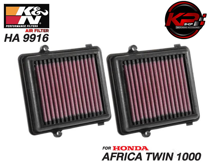 กรองอากาศ K&N HONDA AFRICA TWIN1000 HA 9916