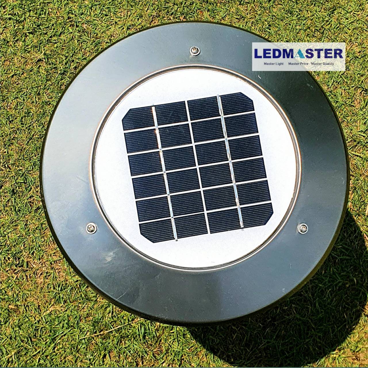 ✔NEW Solar Lamp Light โคมไฟหัวเสาโซล่าเซลล์ อะลูมิเนียมอย่างดี ทรงหรู ขนาด 35 CM เเถมฟรี หลอดไฟ led วินเทจ เเสง warmwhite ไฟโซล่าเซลล โคมไฟหัวเสา Solar