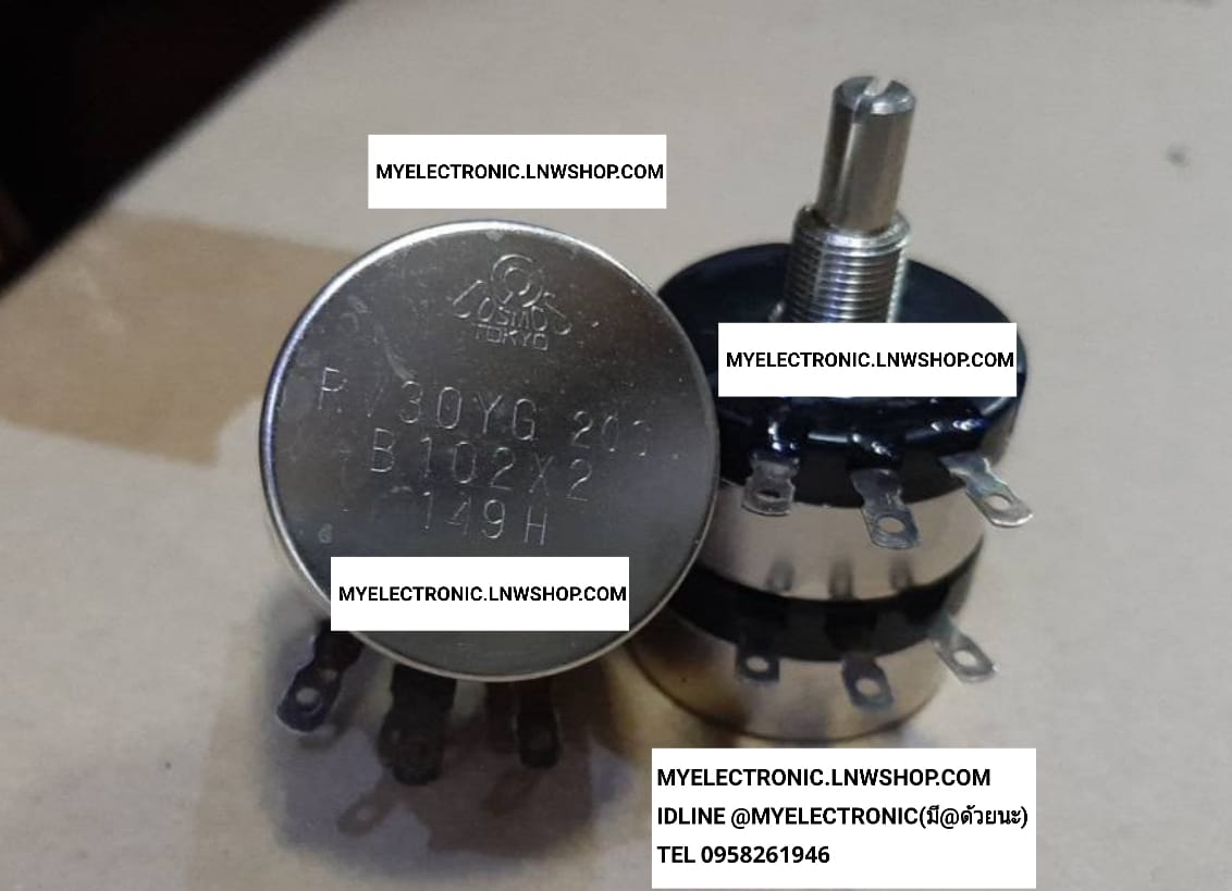 ขาย โวลุ่ม 1K 2ชั้น 6ขา RV30YG , RV30YG20S B102 X2 โวลุ่ม2ชั้น B102X2 ยี่ห้อ COSMO ญี่ปุ่น JAPAN ของแท้ โวลุ่ม1K โวลุ่ม1K2ชั้น โวลุ่ม1K6ขา โวลุ่ม1K2ชั้น6ขา ราคาตัวละ . . . . หน่วย บาท