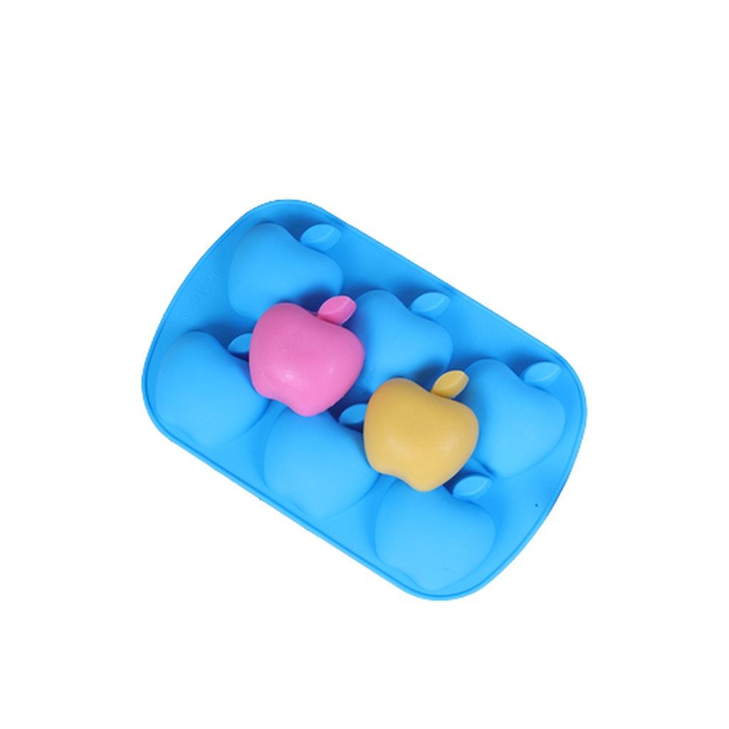 แม่พิมพ์ รูปแอ็ปเปิ้ล 6 ช่อง Apple silicone mold - 002478