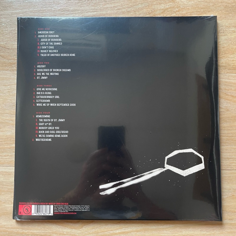 แผ่นเสียง Green Day - American Idiot 20th Anniversary, Red & Black Splatter, 20th Anniversary ,มือหนึ่ง ซีล