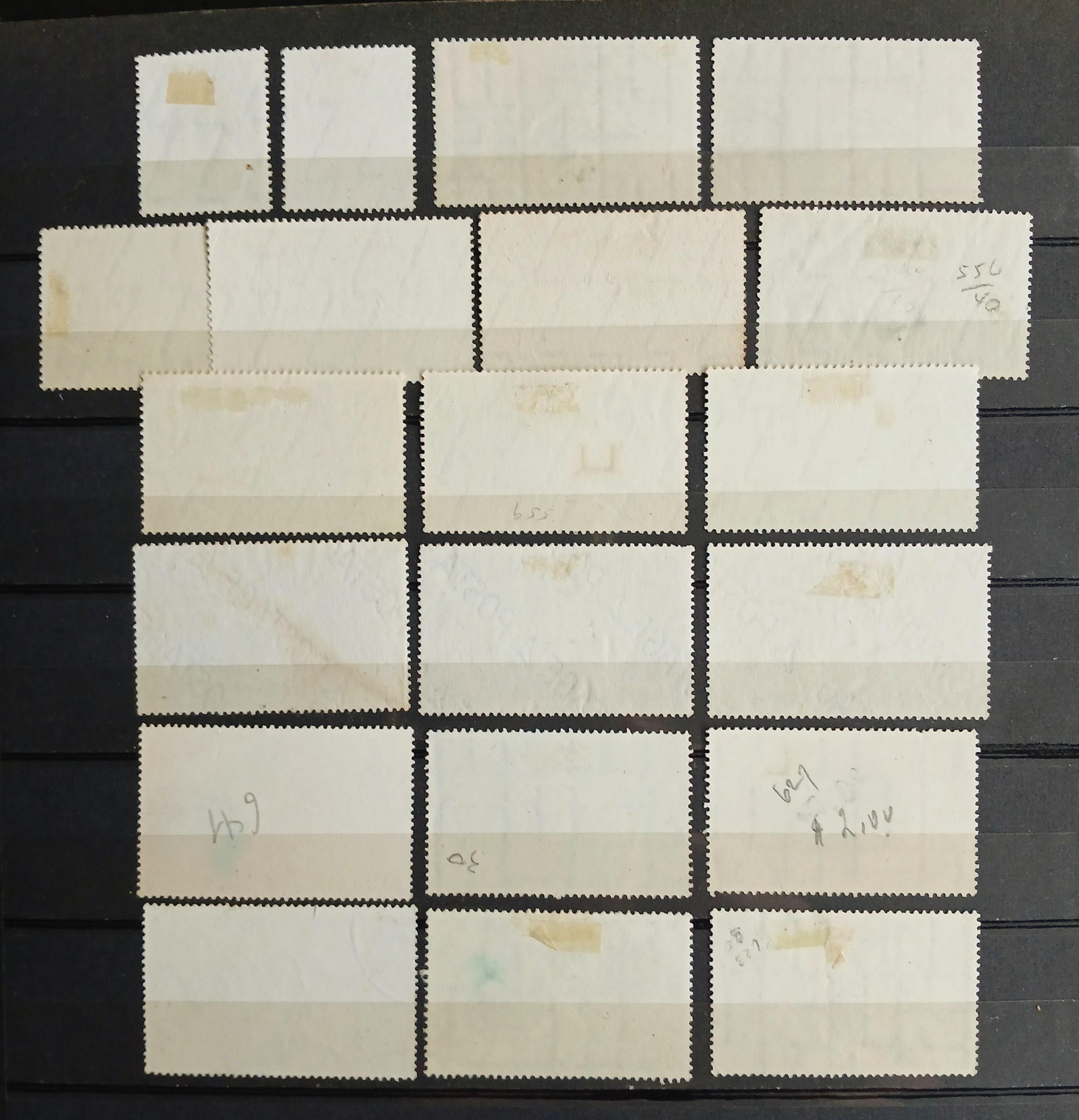 s3436-แสตมป์ไทย ใช้แล้ว ปี 2512-15 มีนิยม มีตัวติด มีดวงเดี่ยว (คู่มือ 900.)