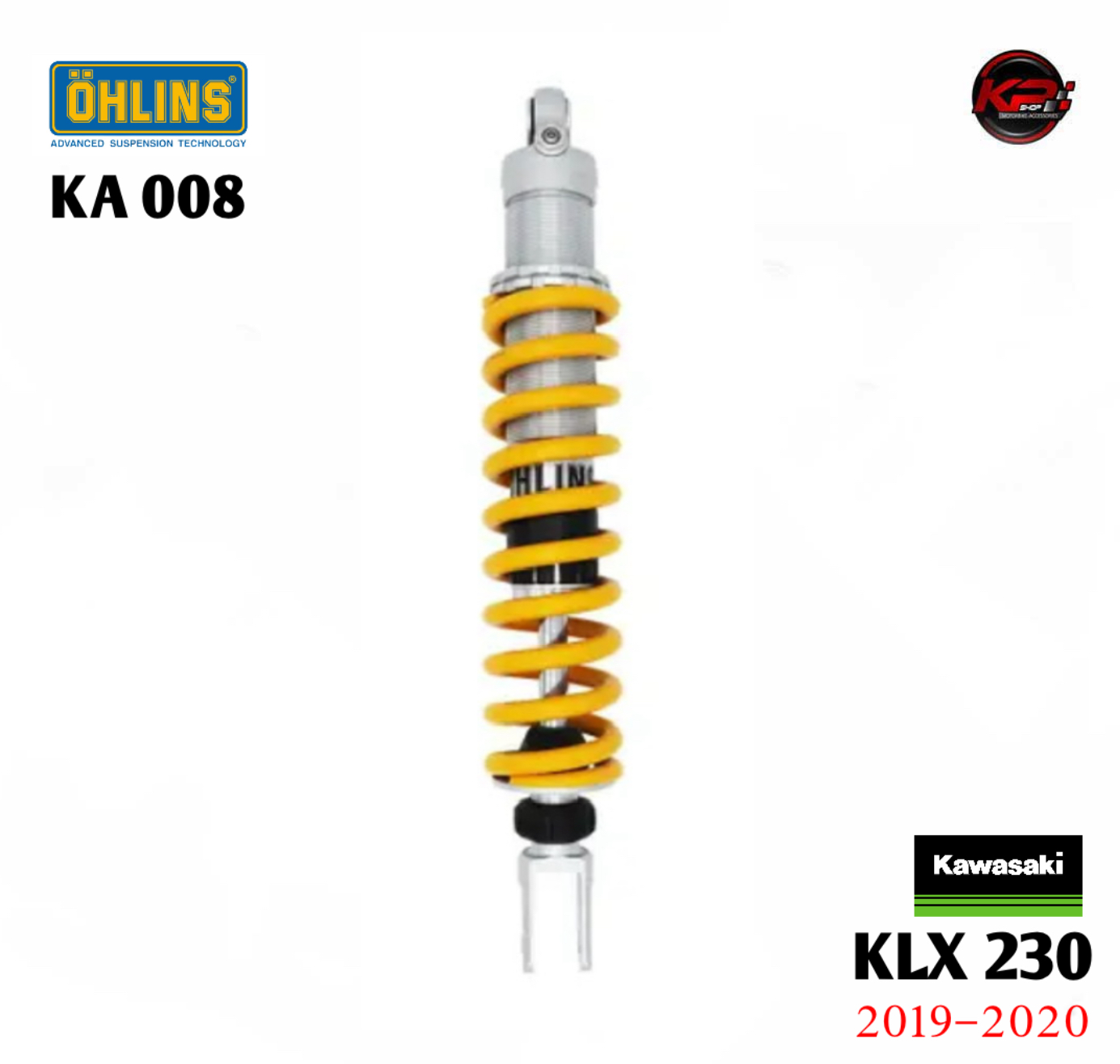 โช๊คหลัง OHLINS KA 008 FOR KAWASAKI KLX230/KLX230R 2019-2020