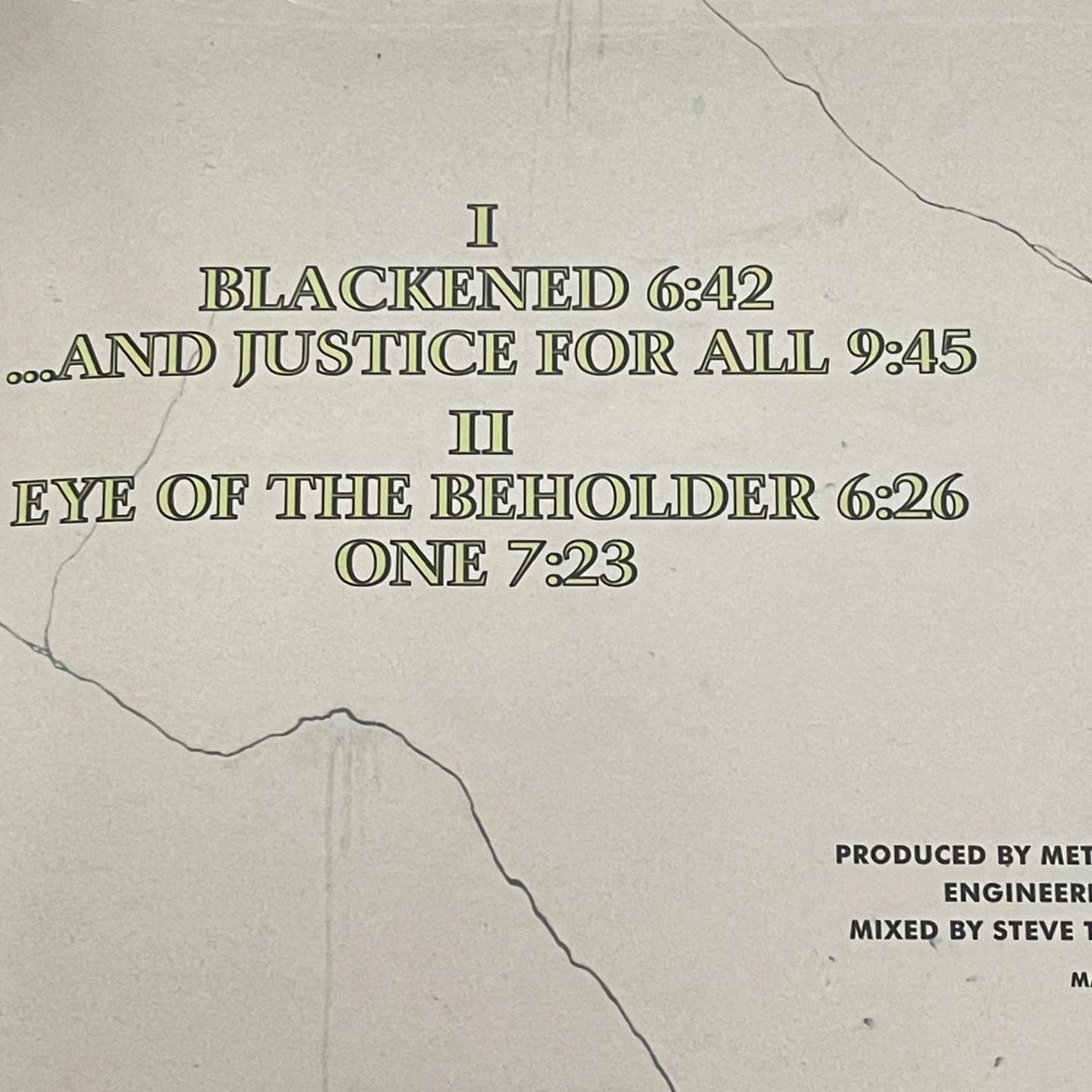 แผ่นเสียง Metallica – ...And Justice For All ,2 x Vinyl, LP, Album, Reissue, Remastered, 180 Gram ,มือหนึ่ง ซีล