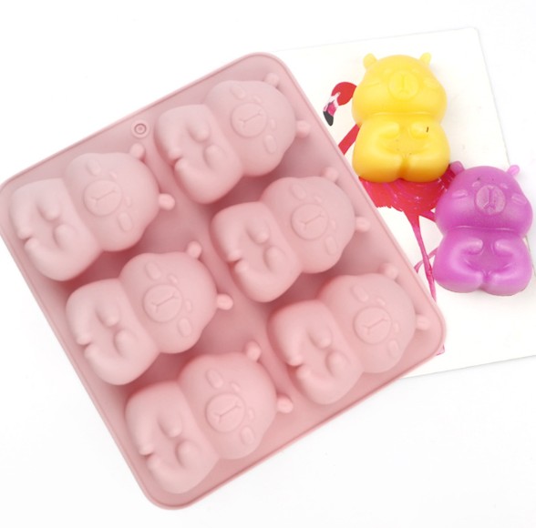 แม่พิมพ์รูปหมี 6 ช่อง ขนาด 40 กรัม