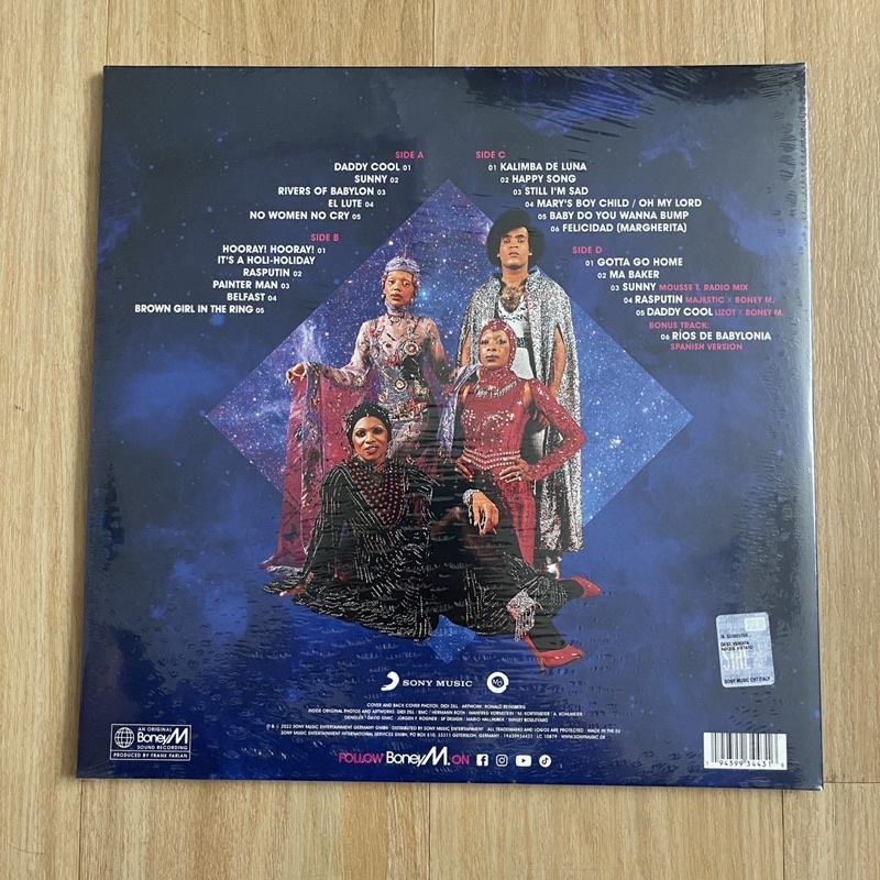 แผ่นเสียง The Magic Of Boney M. (Special Remix Edition) ** Magenta Transparent & Blue 2 x Vinyl มือหนึ่ง ซีล