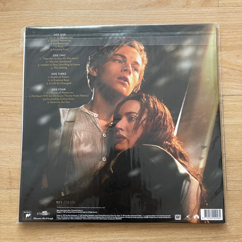 แผ่นเสียง Titanic (Music From The Motion Picture)2 x Vinyl, LP, Numbered, Special Edition, Smoke Colored แผ่นมือหนึ่ง