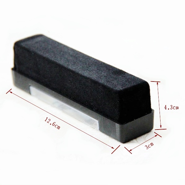 Opula Carbon fiber Brush แปรงปัดแผ่นเสียงผ้ากำมะหยี่ แปรงปัดทำความสะอาดแผ่นเสียง พร้อมนำ้ยา