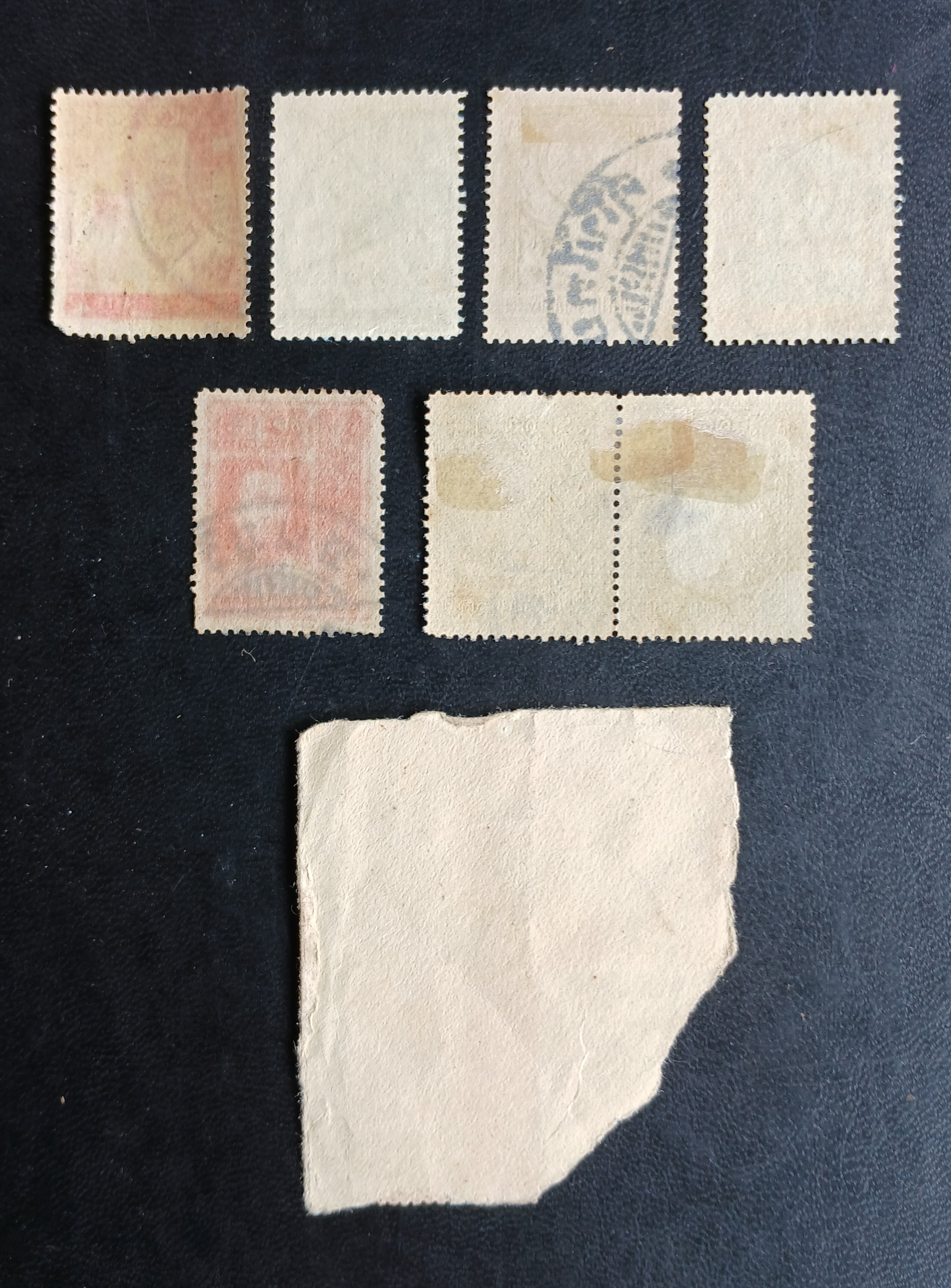 แสตมป์ ร.5 ,ร.6 ติดตราประทับอ่านได้ เช่น นครลำปาง, ไชยา, ศุโขไทย, ชนบุรี, ราชบุรี, กรุงเทพเต็มวง