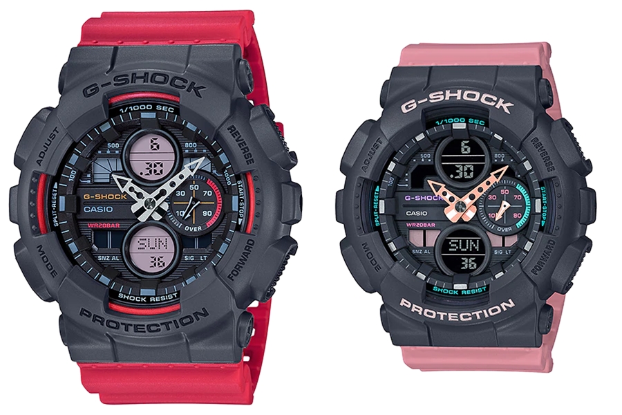 นาฬิกาคู่รัก GA-140-4A & GMA-S140-4A