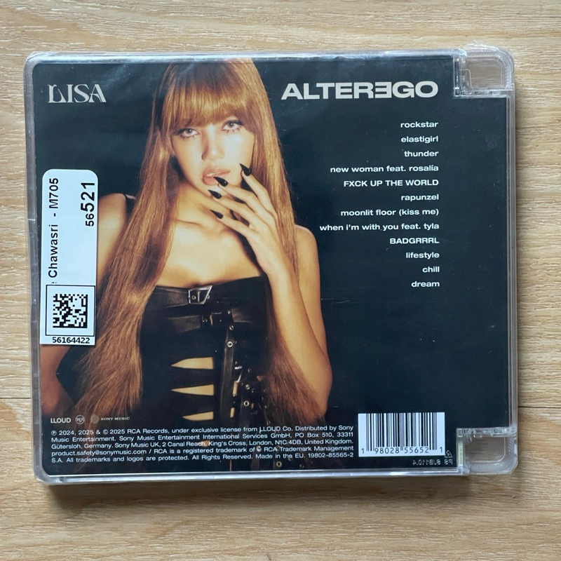 ซีดี CD Lisa. Alter Ego, CD, Album,EU ,มือหนึ่ง ซีล