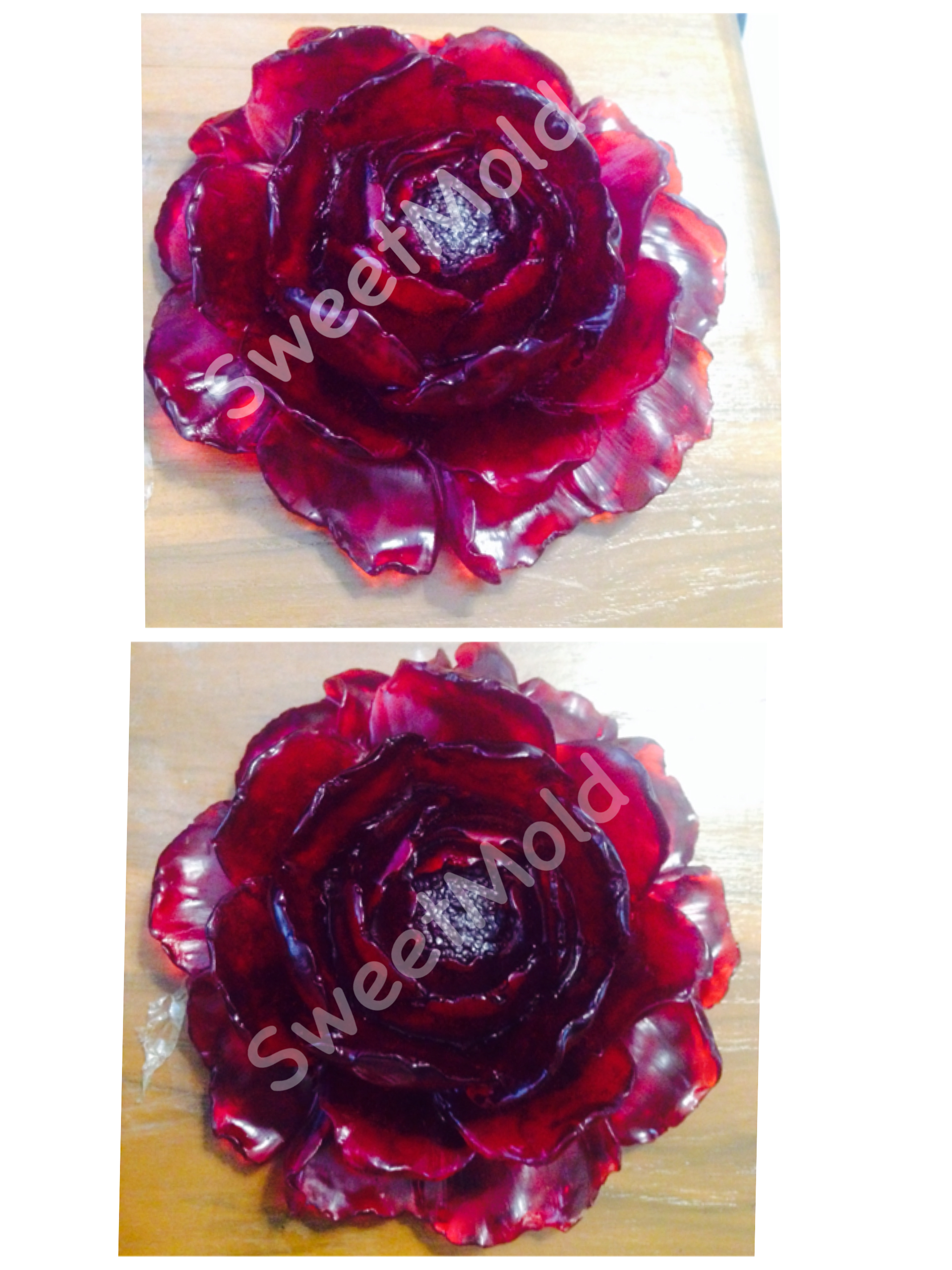 แม่พิมพ์ รูป ดอกกุหลาบ 1 ช่อง ขนาด 155 g รหัส 00189