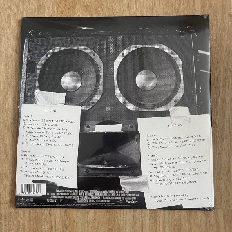 แผ่นเสียง Almost Famous (Music From The Motion Picture)2 x Vinyl, LP, Album, Compilation, Reissue แผ่นเสียงมือหนึ่ง ซีล