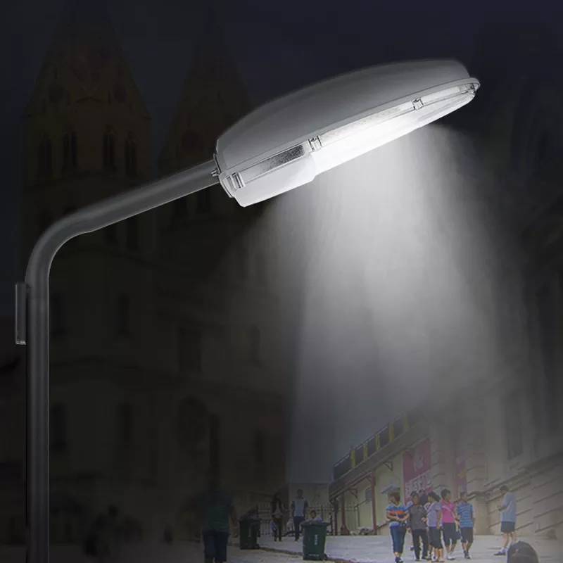 Led Street light โคมไฟถนน 50W 220v (ฟังก์ชั่น โหมด Sensor เปิด-ปิด อัตโนมัติ) เเสงขาว งานมอก. ประกันคุณภาพ