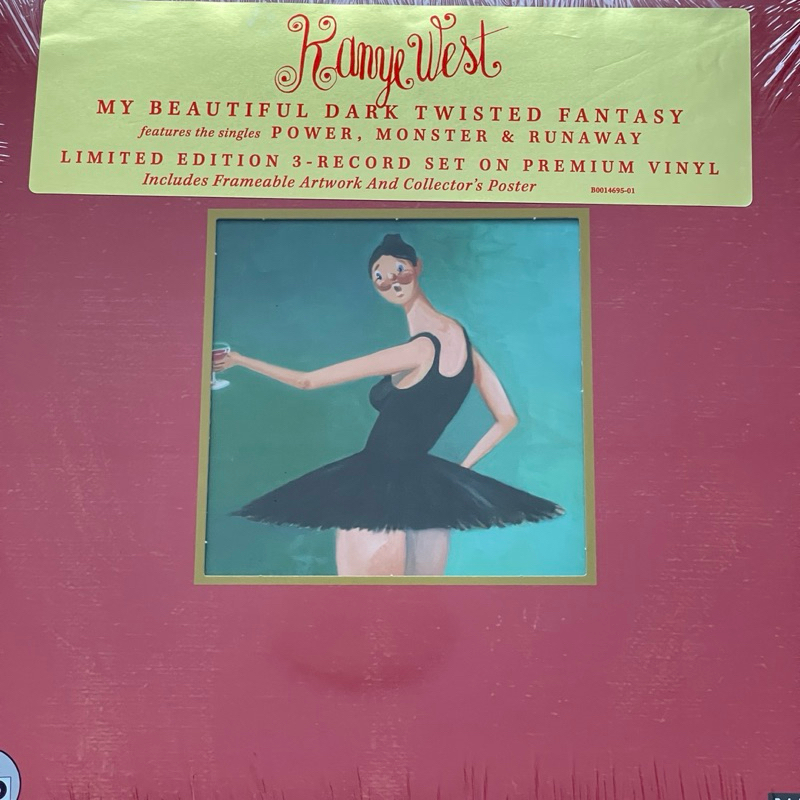 แผ่นเสียง Kanye West - My Beautiful Dark Twisted Fantasy, 3 x Vinyl, LP, Album, Reissue, Stereo ,มือหนึ่ง ซีล