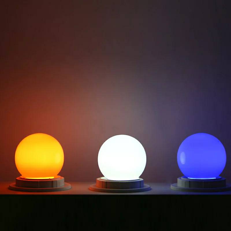 หลอดปิงปอง LED รุ่น 3W ชนิดแสงwhite,warm white,red,green,blue