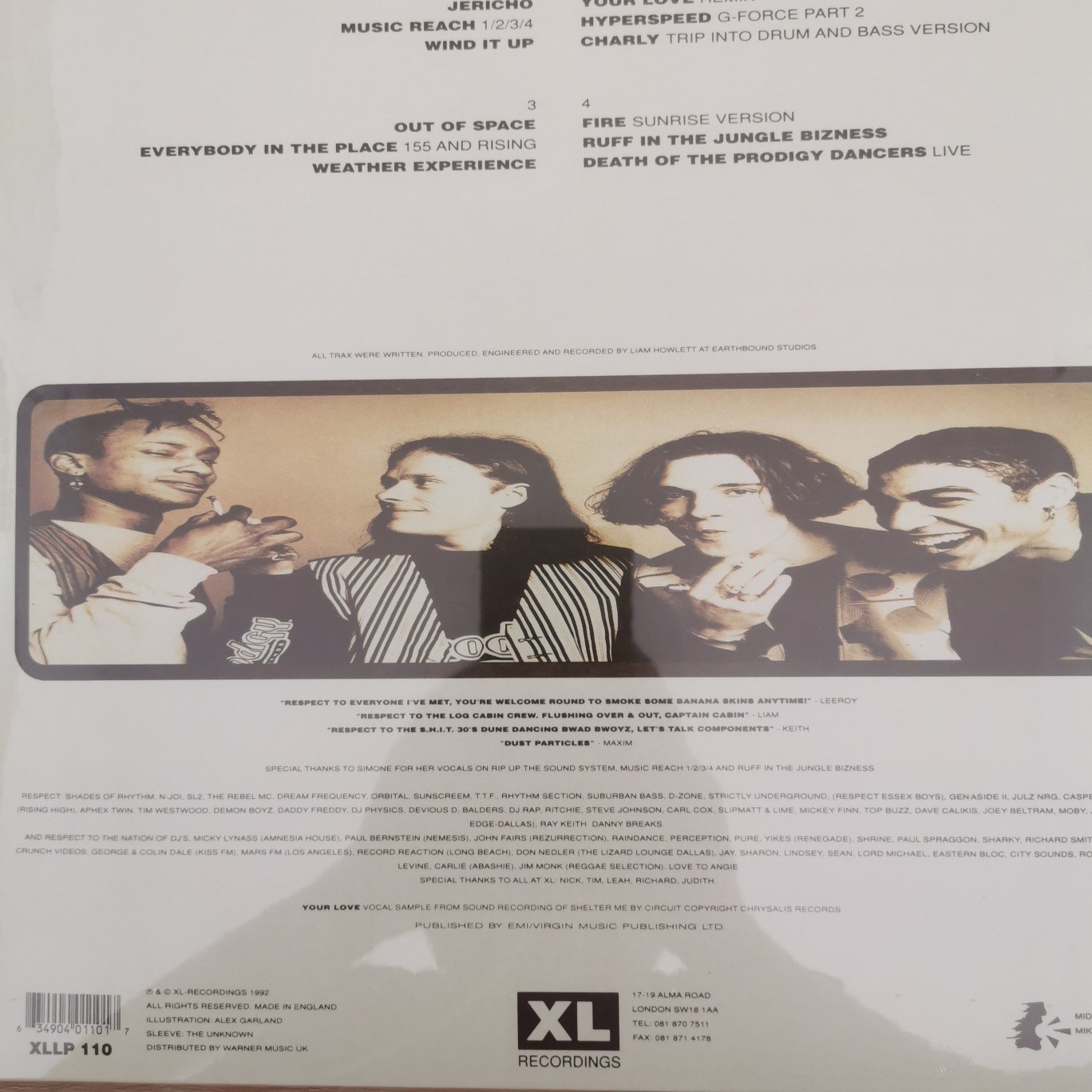 แผ่นเสียง แผ่นไวนิล The prodigy-Experience (แผ่นใหม่,ซีล,มือ1)