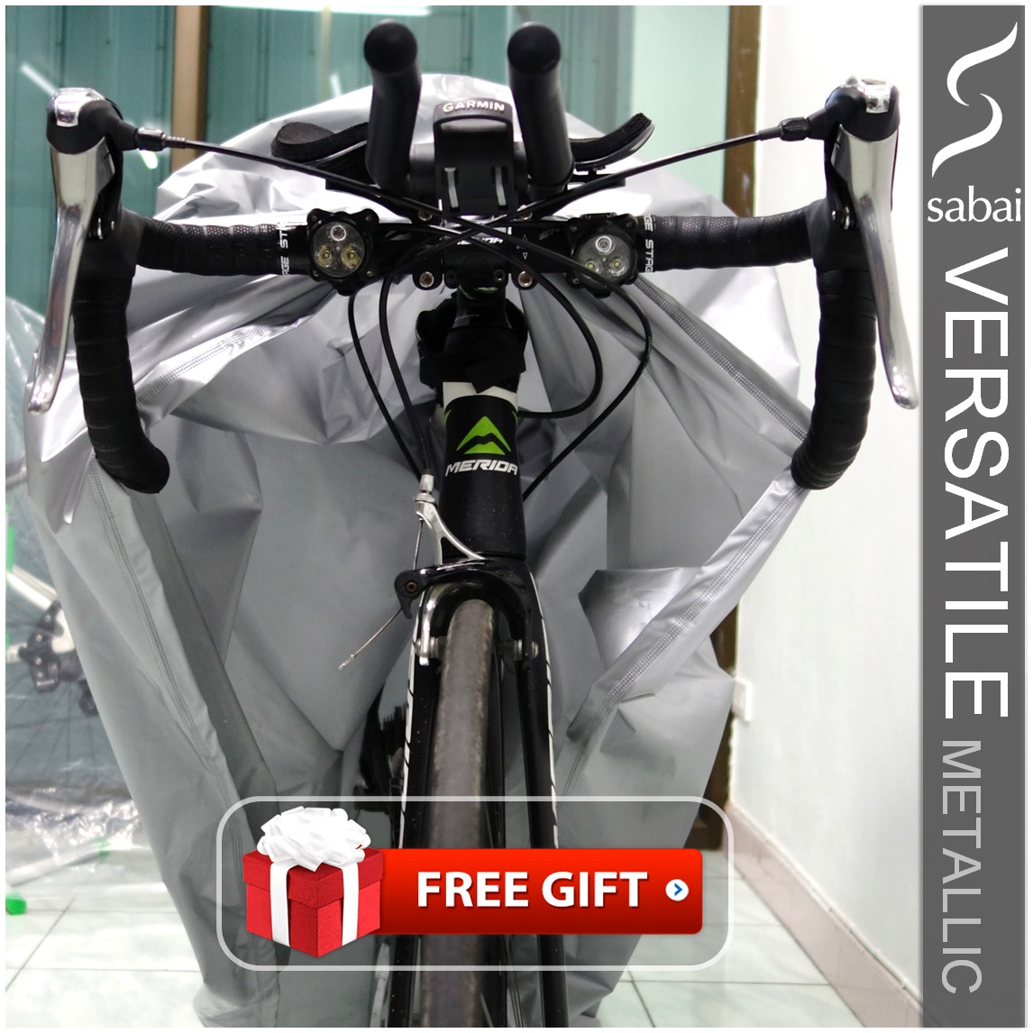 sabai cover ผ้าคลุมจักรยาน - รุ่น VERSATILE (Metallic)