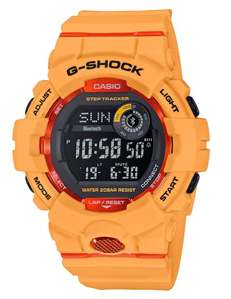 Casio G-Shock G-SQUAD GBD-800 with Step Tracker and Bluetooth รุ่น GBD-800-4