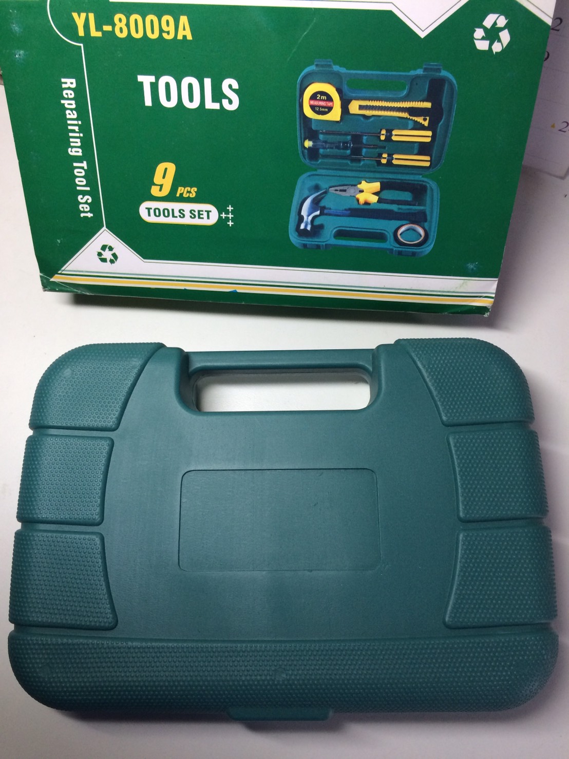 ชุดกล่องเครื่องมืออเนกประสงค์ 9 ชิ้น(รวมกล่อง)