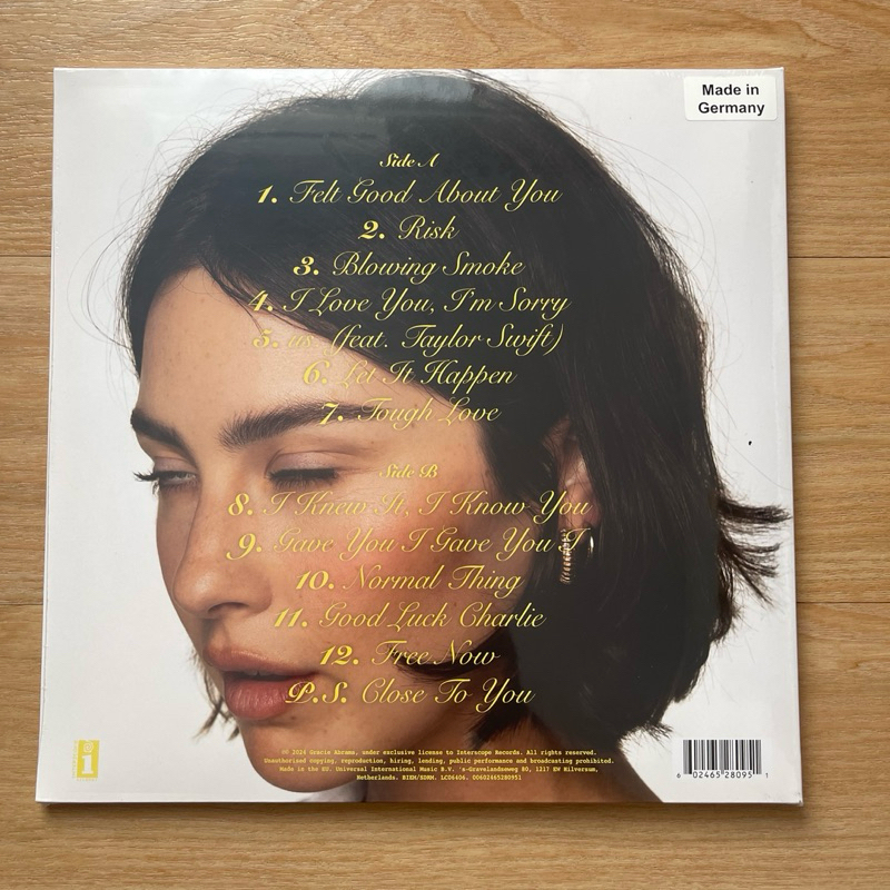 แผ่นเสียง Gracie Abrams - The Secret of Us - Vinyl , LP, Album, Yellow, EU มือหนึ่ง ซีล