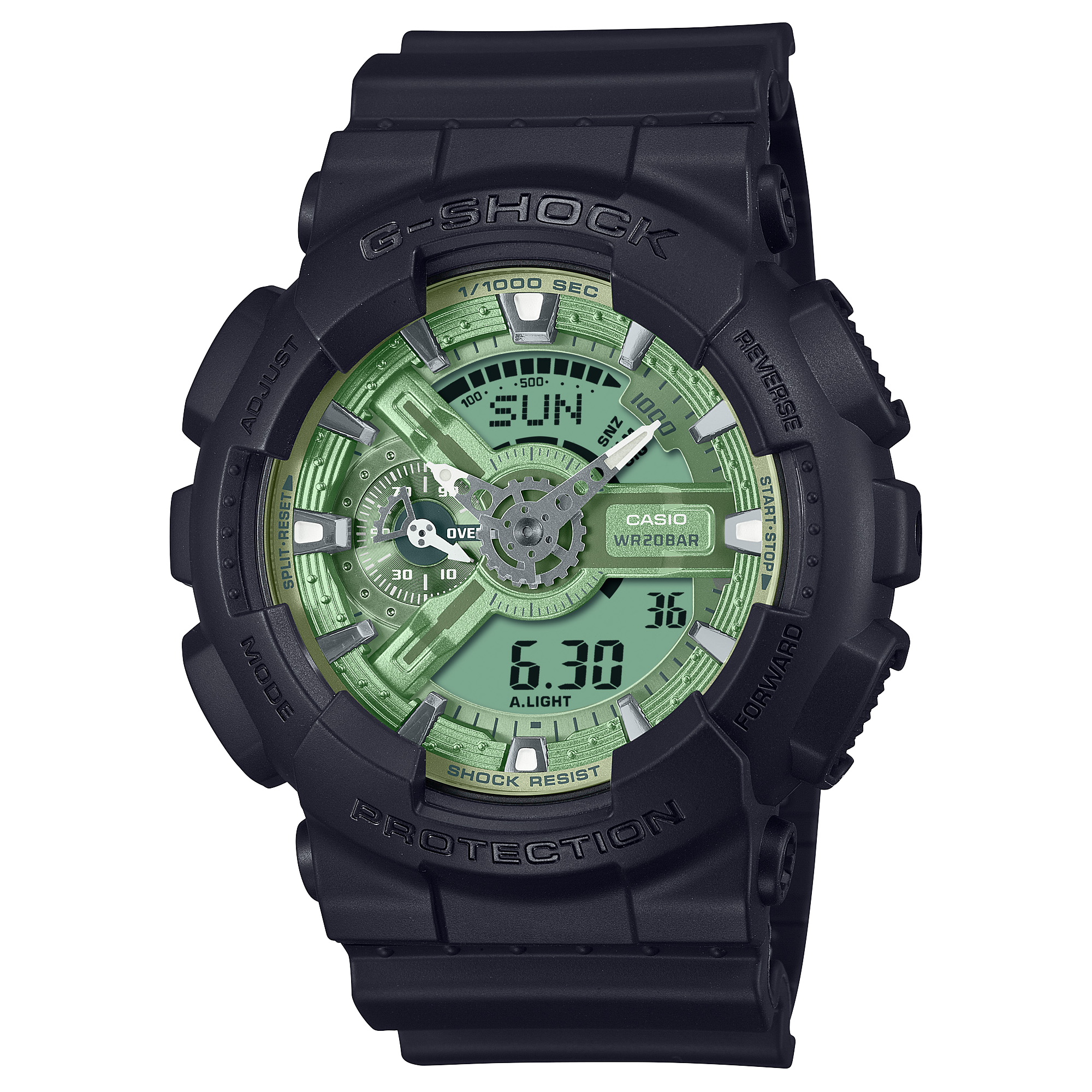 GA-110CD-1A3 | อะนาล็อก-ดิจิตอลมาตรฐาน | ซีรีส์ 110 | G-SHOCK | นาฬิกา | CASIO