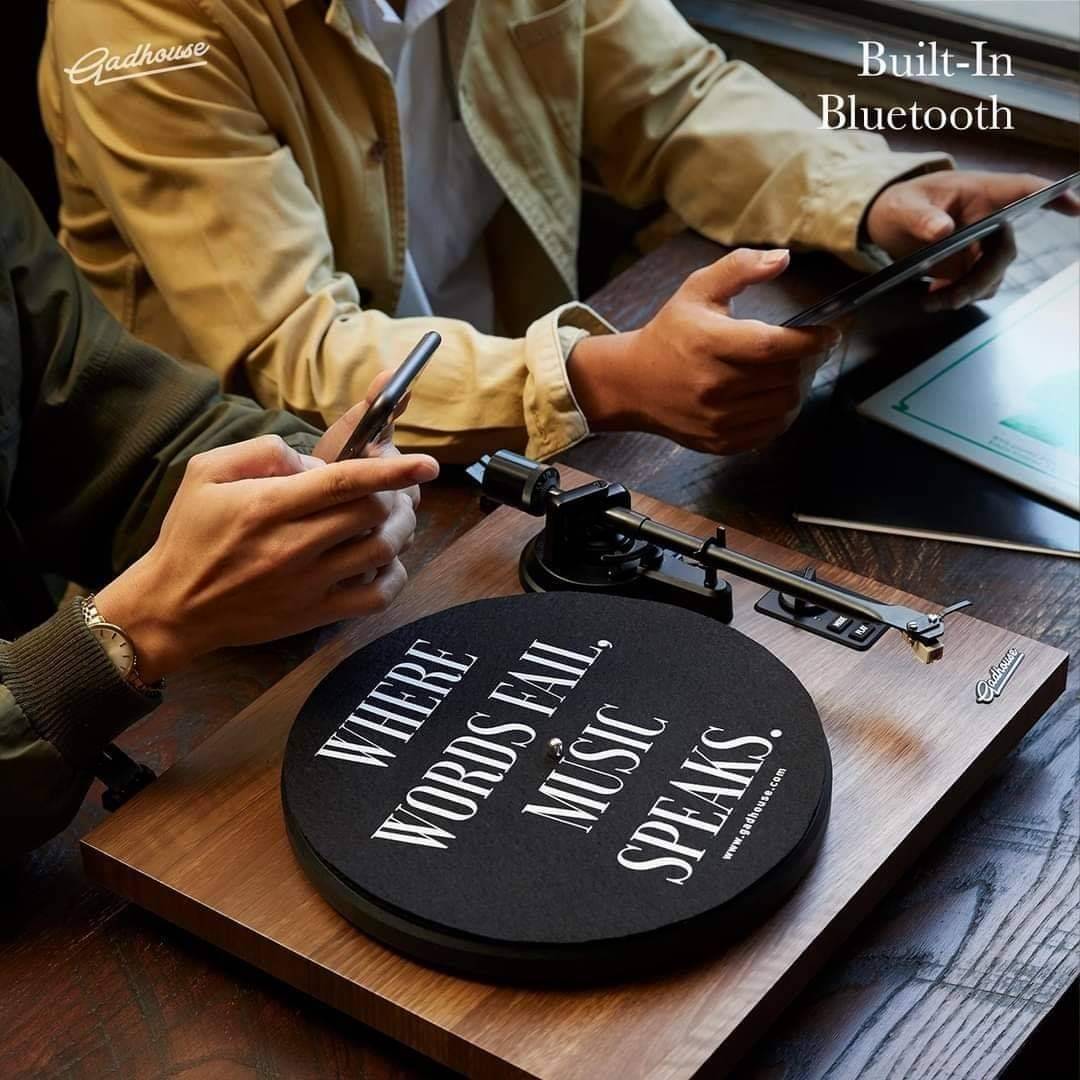 เครื่องเล่นแผ่นเสียง Gadhouse HENRY Hi-fi Turntable พร้อมลำโพง มือหนึ่ง รับประกันศูนย์ 1ปี