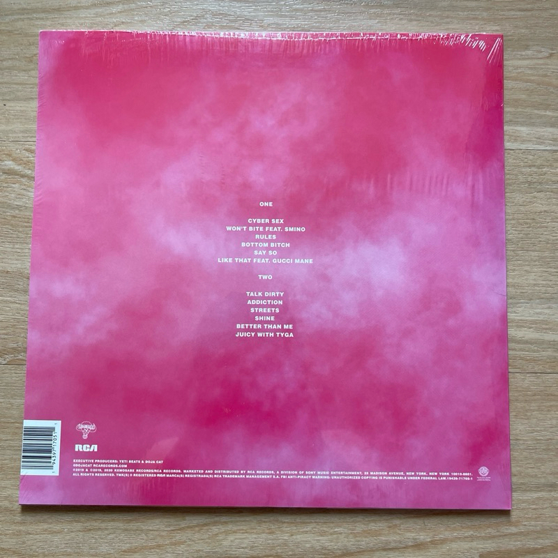 แผ่นเสียง Doja Cat / HOT PINK ** Limited Edition, Pink Vinyl ,LP,Album ,US,,มือหนึ่ง ซีล