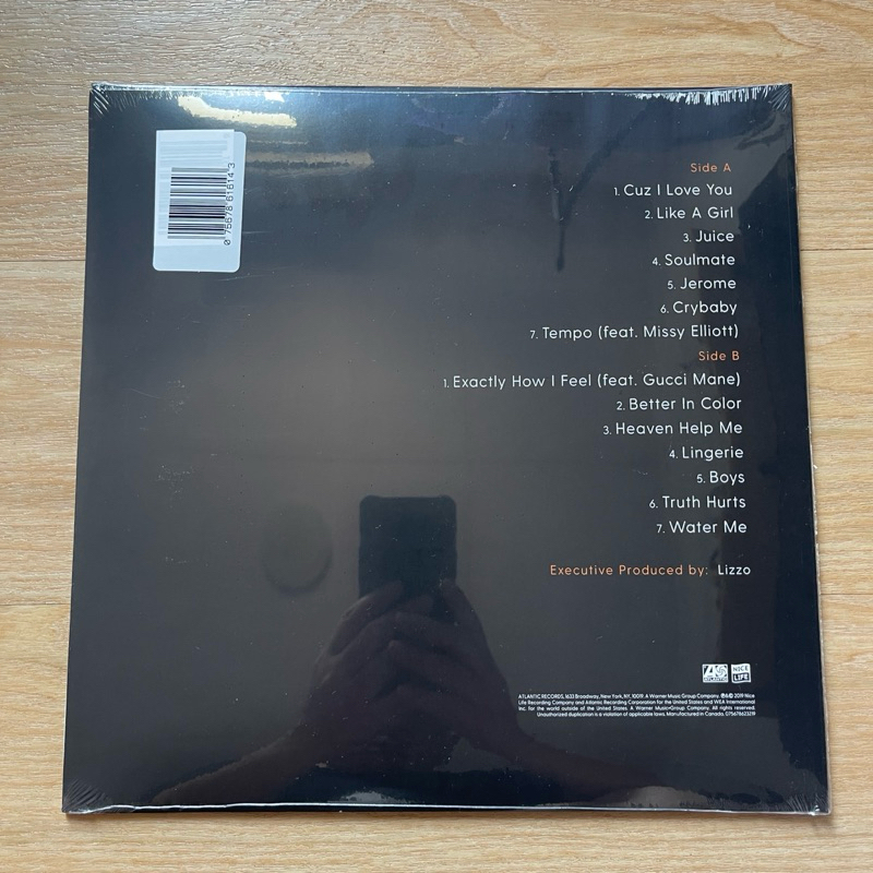 แผ่นเสียง Lizzo -Cuz I Love You ,Vinyl, LP, Album, Reissue, Stereo, ** Violet Translucent ,US มือหนึ่ง ซีล
