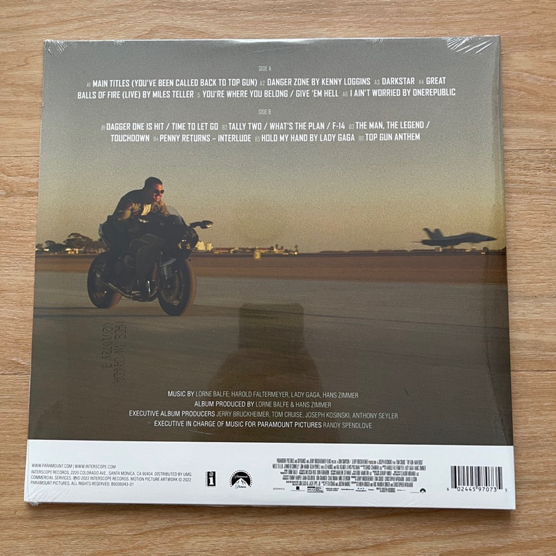 แผ่นเสียง Top Gun: Maverick - Music From The Motion Picture * White Vinyl, LP, Album,มือหนึ่ง ซีล