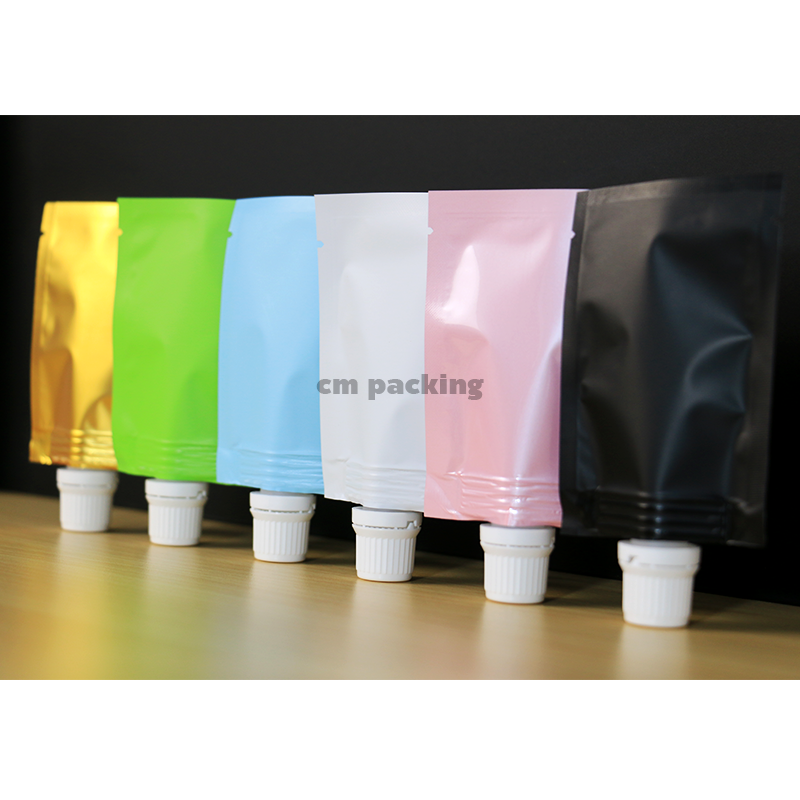 (100ใบ) ถุงติดจุก ซองแบ่งครีม สบู่ โลชั่น เทสเตอร์ ขนาด 10-20mL แบบฝาเกลียว ฝาขาว ฝาดำ