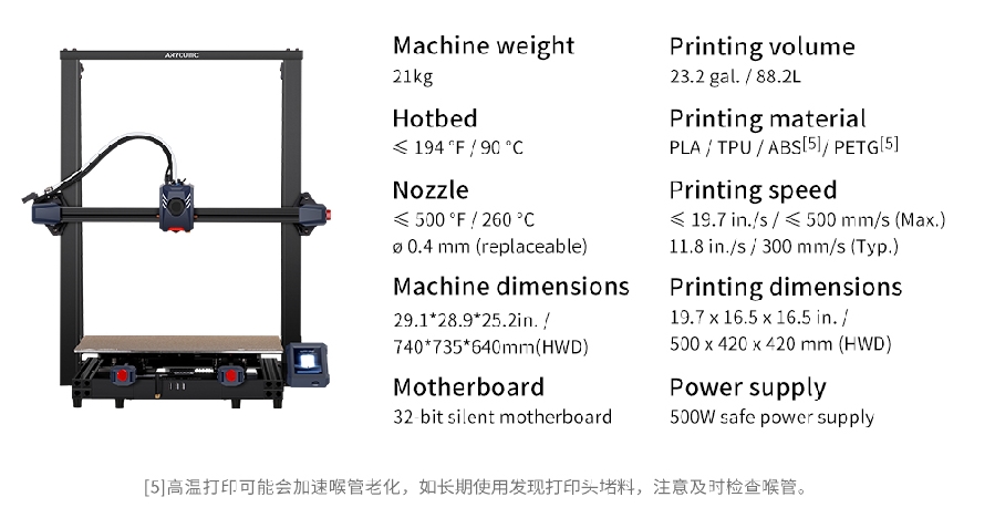 เครื่องพิมพ์ 3 มิติ (3D Printer) Anycubic Kobra 2 Max by In2real3d